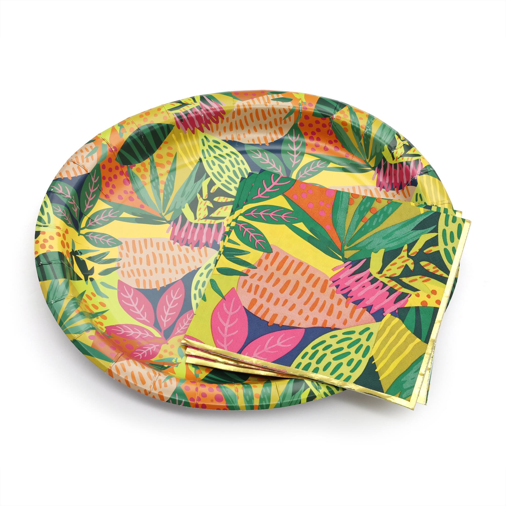 12" Hothouse Print Oval Plates, 10ct. by Celebrate It™